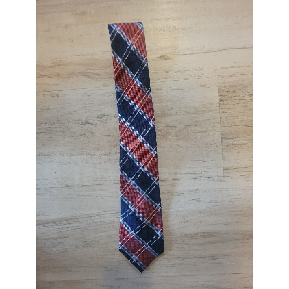 Náutica Red and Blue Plaid Tie